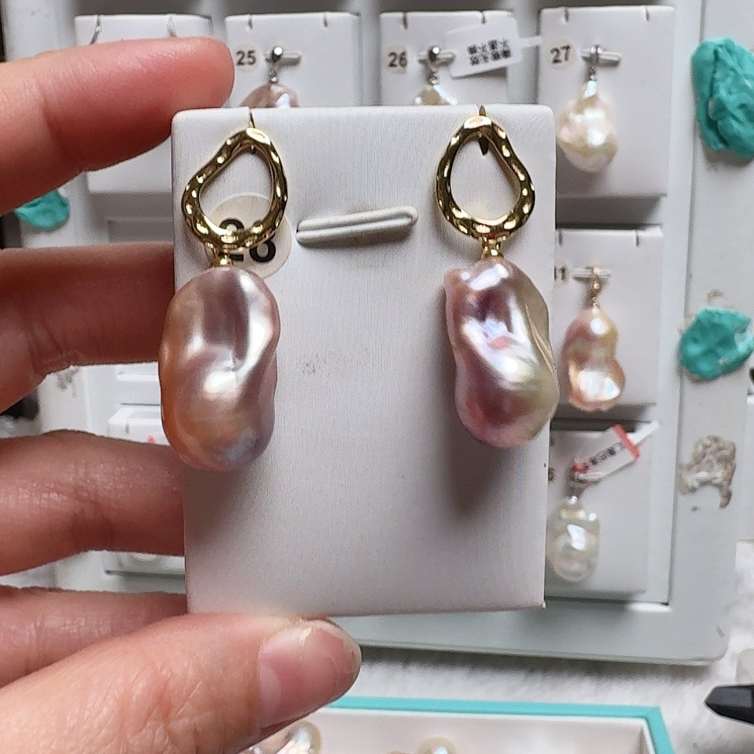 淡水珍珠颈饰银S925镶嵌千****牵