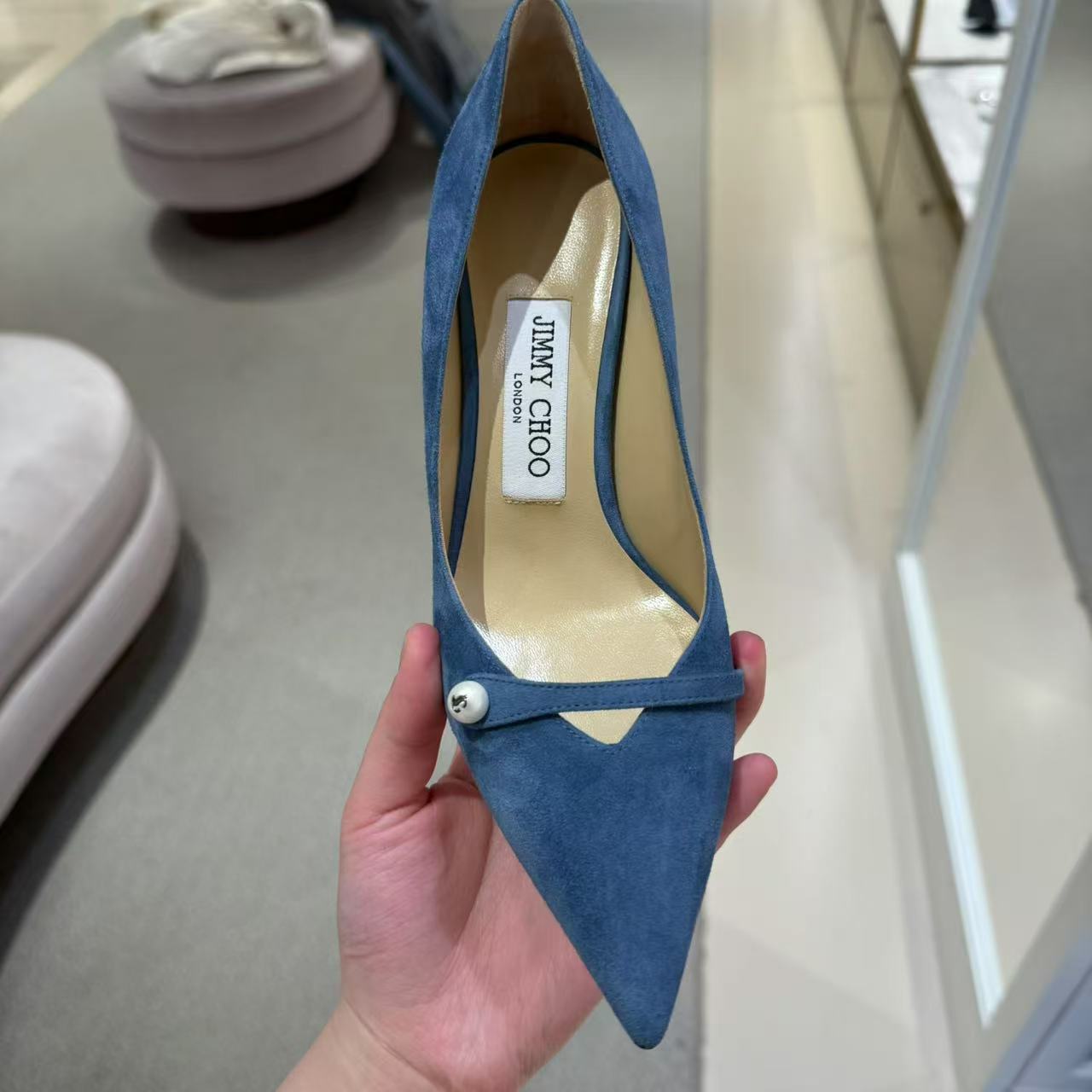 全新未使用 JIMMY CHOO/吉米周 /周仰杰/六六/高跟鞋