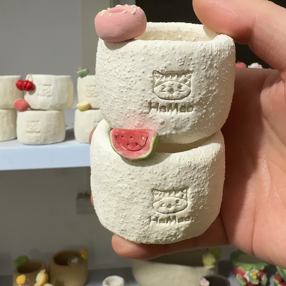 厂家直销手工花盆摆件
