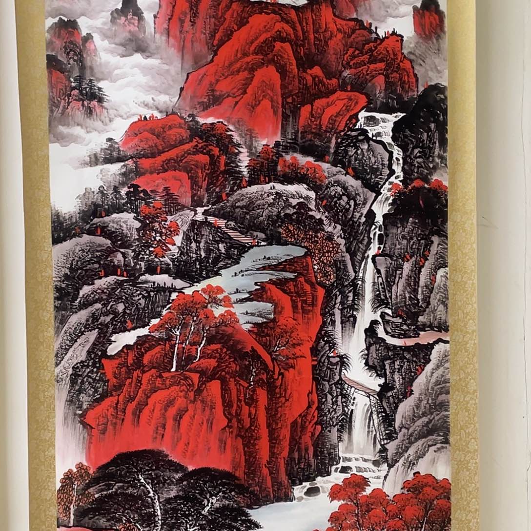 国画老师手笔手绘作品y
