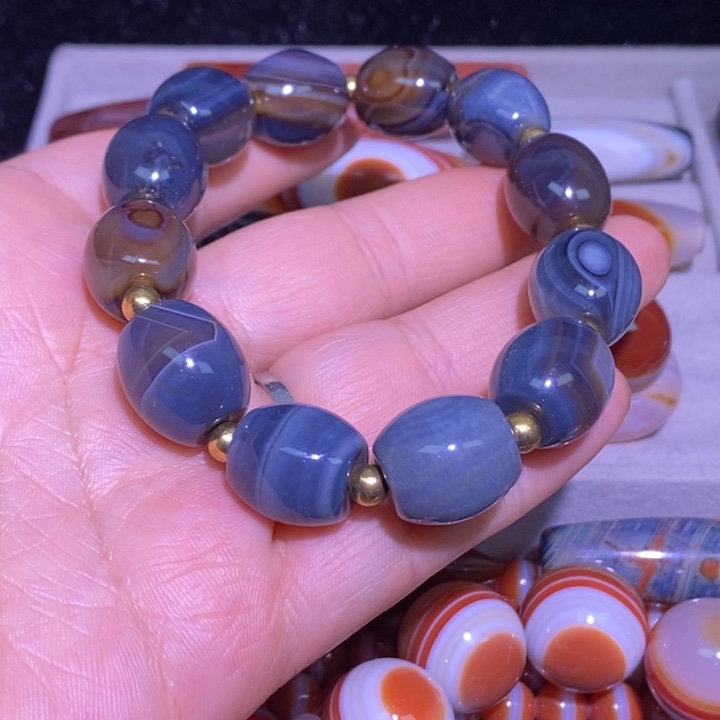 玛瑙/玉髓未镶嵌颈饰