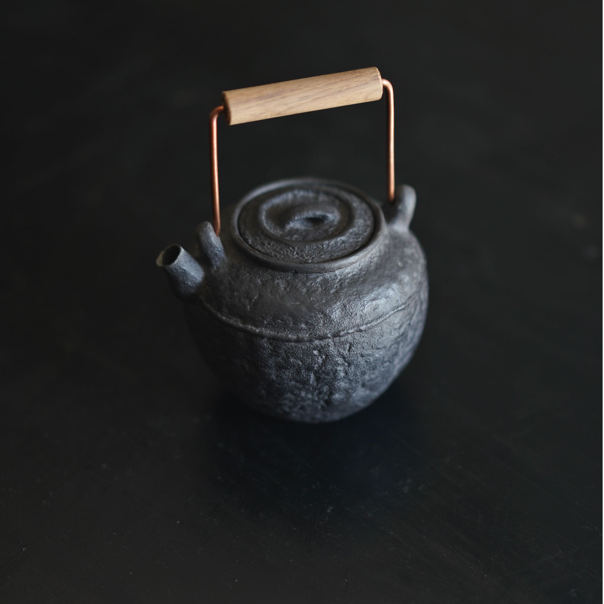 陶泥煮水壶 煮茶壶  景德镇手作提梁壶 可明火或电陶炉