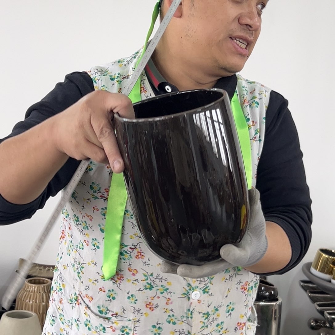 摆件57 号高中低温陶瓷工艺瓶（部分微瑕）