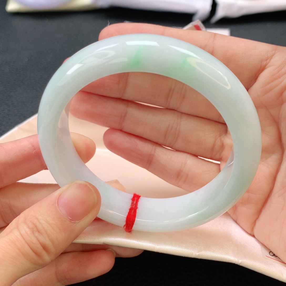 翡翠手镯未镶嵌缅甸57