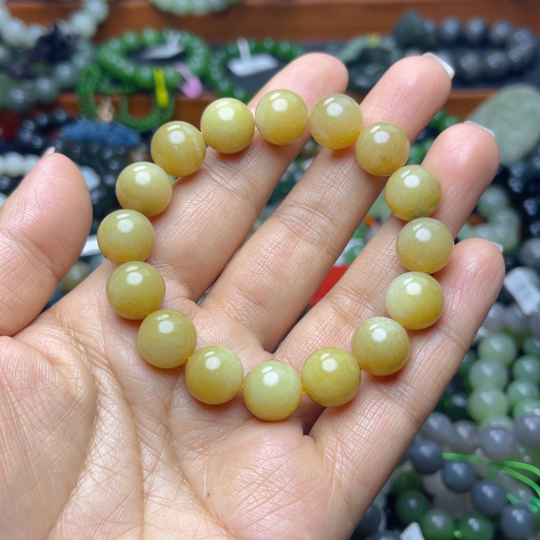 和田玉未镶嵌手链