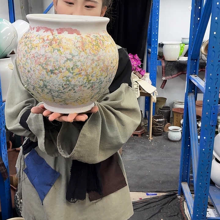 20×25 -粗陶花盆有孔-买买买