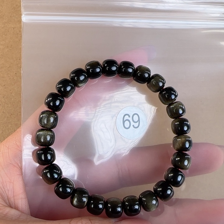 水晶手链未镶嵌A*y原矿无优化无裂