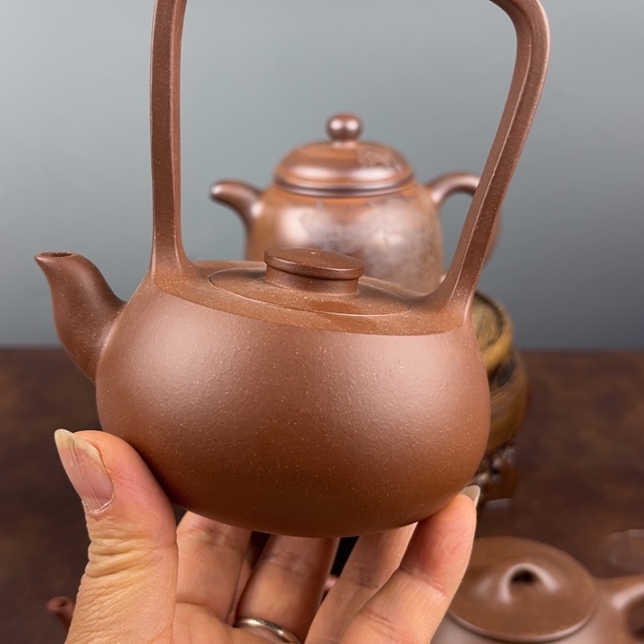 紫砂茶壶我在等他来