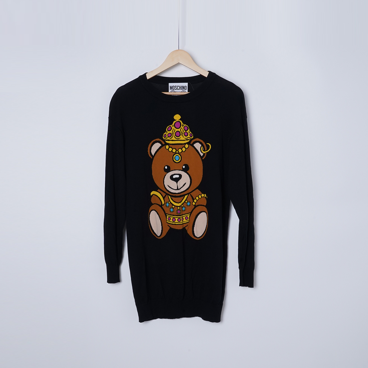 99新 Moschino/莫斯奇诺 棉/SC1741/长袖/S码女装