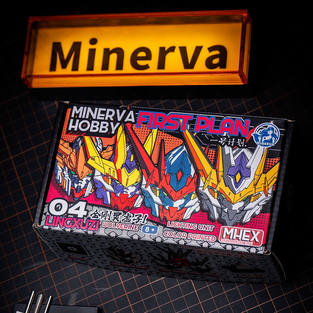 现货密涅瓦Minerva hobby 机械神话 灵虚子机甲头雕 全预涂装板件