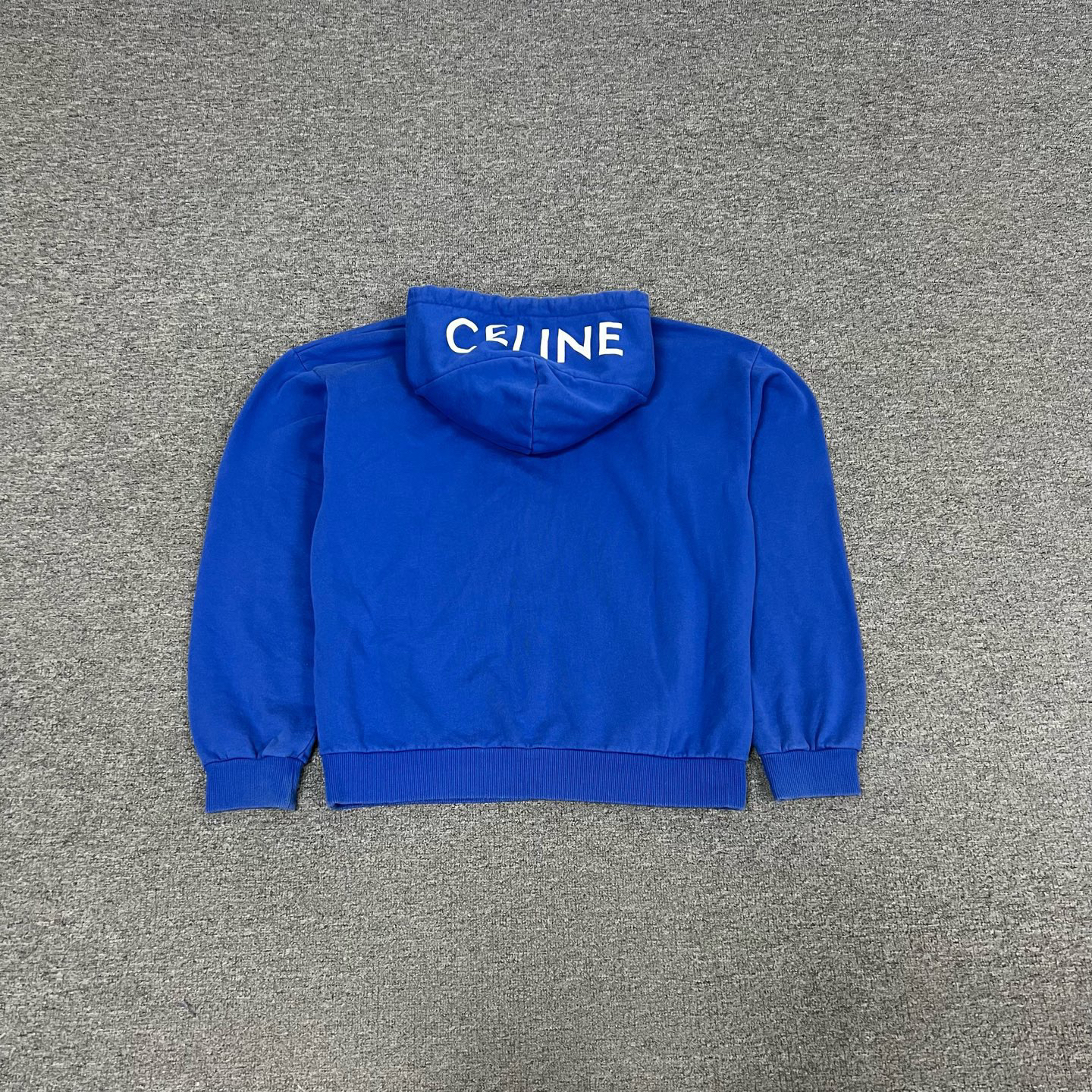 95新 Celine/思琳 帽子logo 连帽卫衣 XL码 