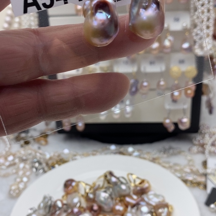 合金淡水珍珠颈饰544