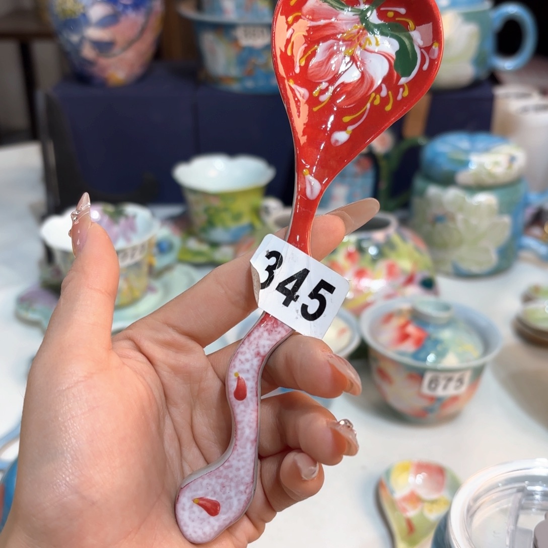 景德镇手绘高温釉下彩陶瓷茶具