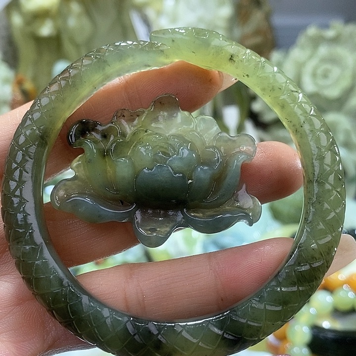 岫玉 岫玉手镯未镶嵌