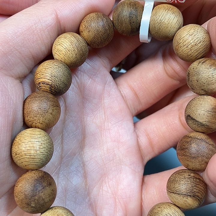 沉香手串天然野沉香1.3，95