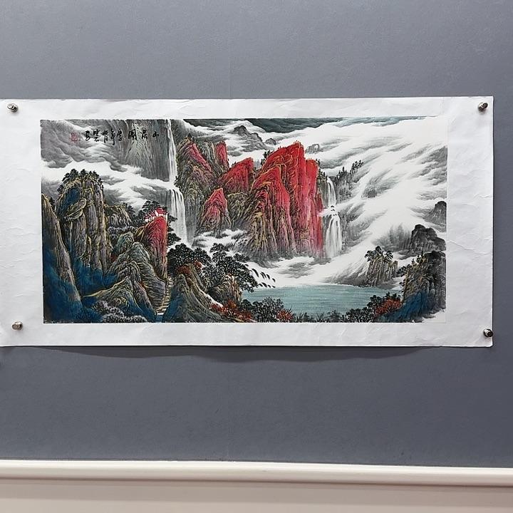 国画书法作品多次参加