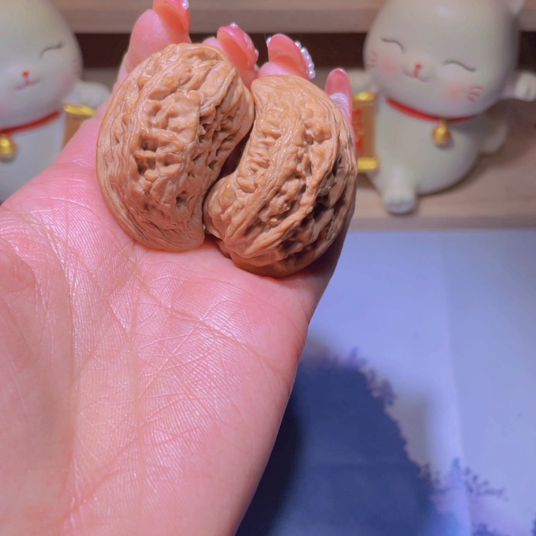 文玩核桃把件大沽石蛇头