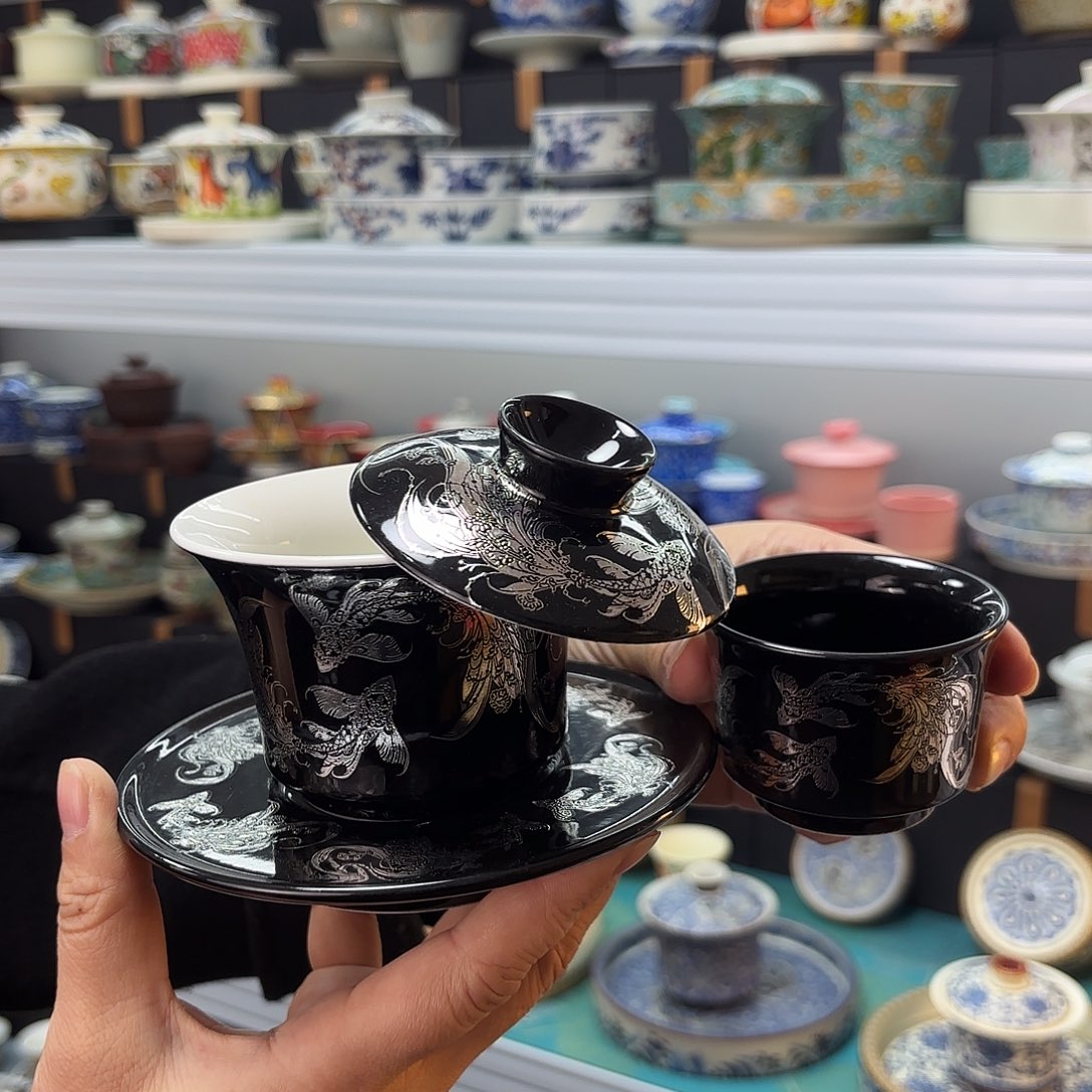 盖碗还能这样子好看啊