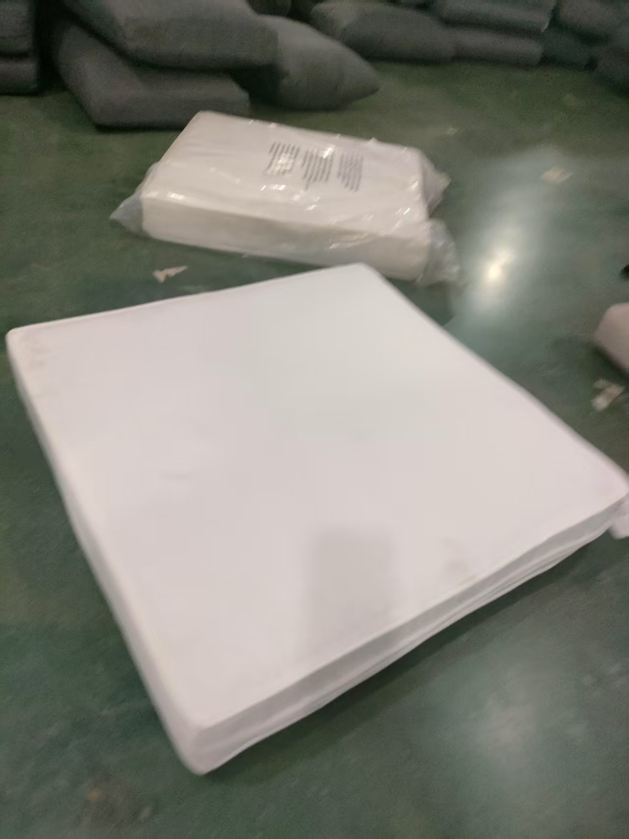 F3米白色麻面可拆卸腰靠坐垫枕头直径66*66*12 发1个