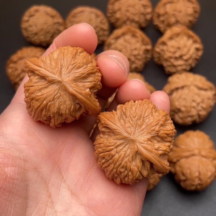 吊坠文玩核桃磨盘狮子头39尺全品