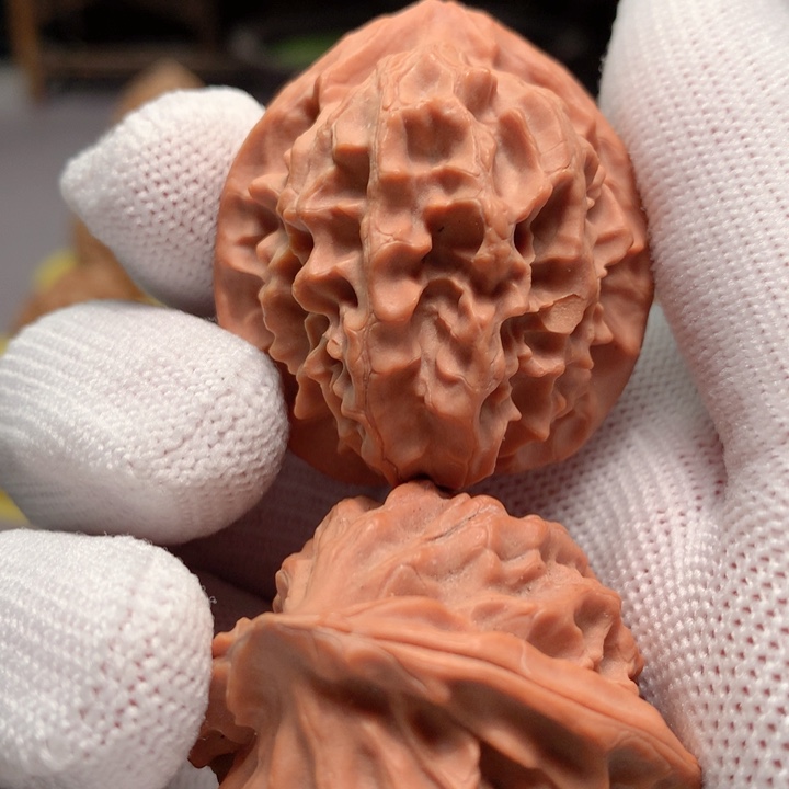 文玩核桃把件龙鳞