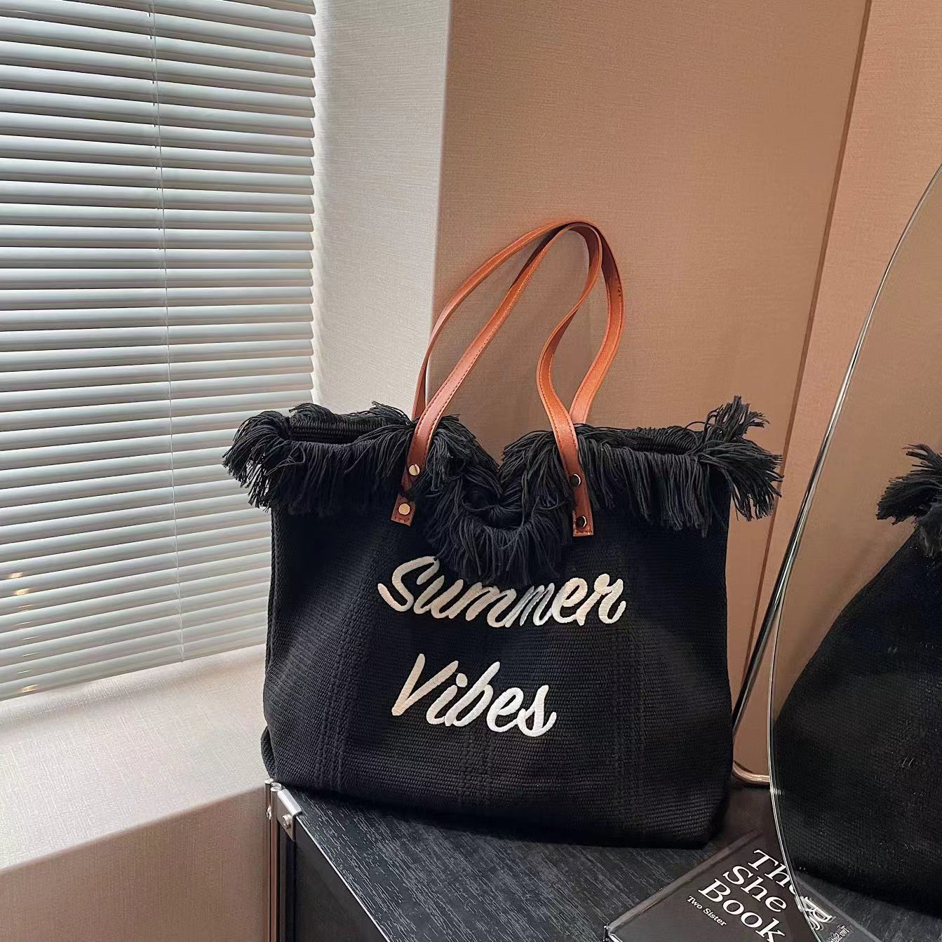 高级感【丹宁牛仔】托特包包-38454