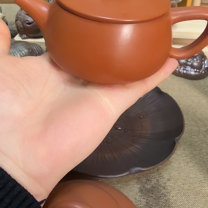 建水紫陶复烧红泥微瑕
