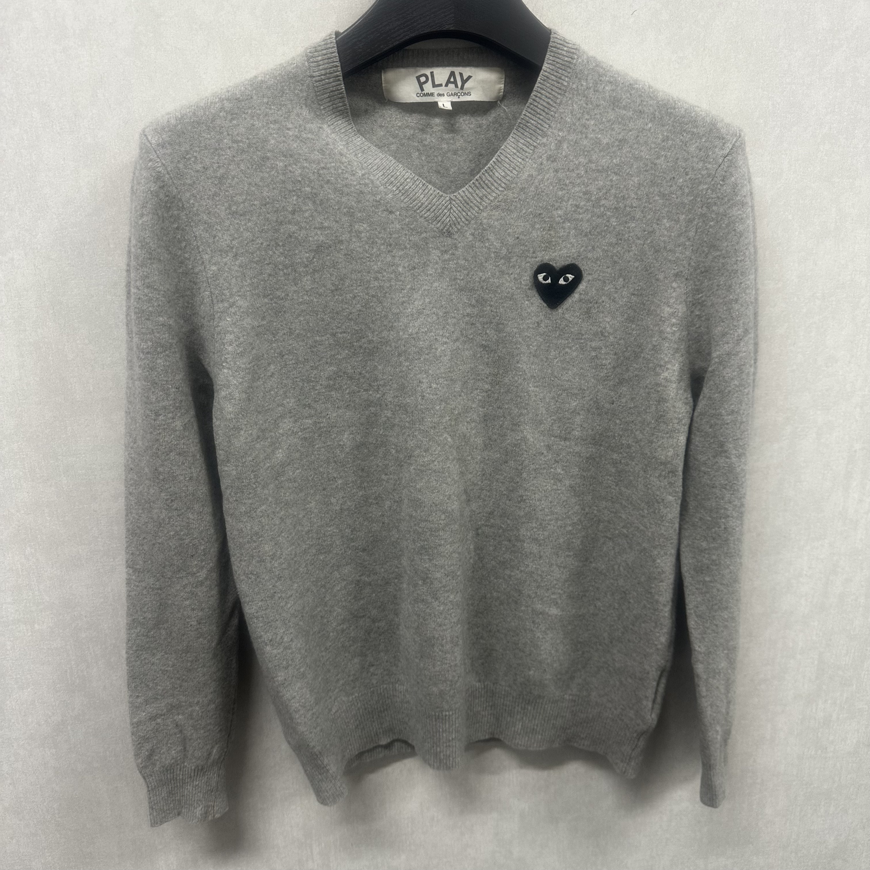 99新 Supreme 灰色针织开衫 L码