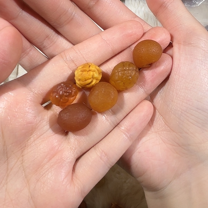 琥珀未镶嵌颈饰蜜蜡海漂单颗