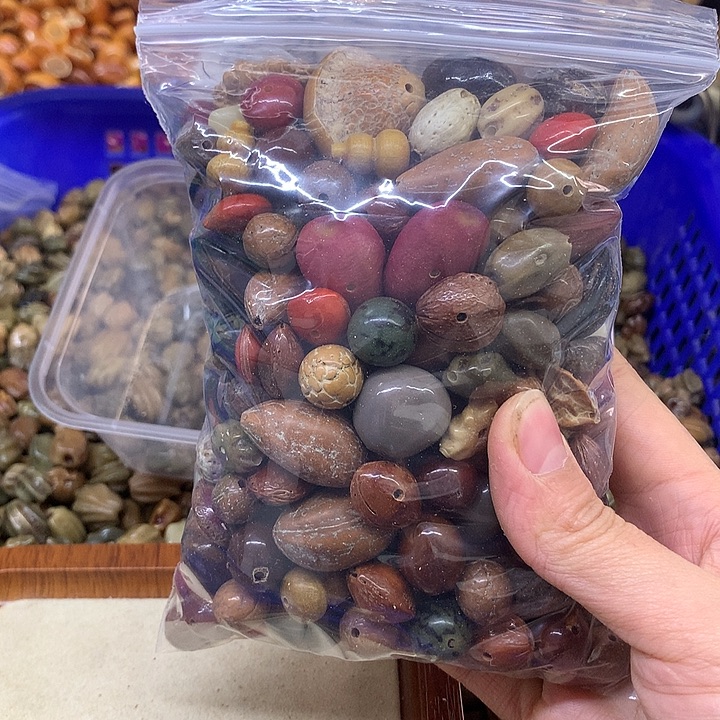 吊坠菩提根/象牙果混装菩提半斤