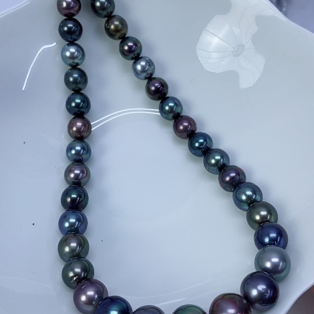 海水珍珠银S925镶嵌颈饰