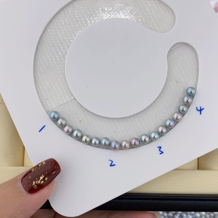 橄***榄海水珍珠裸珠定制不退不换未镶嵌