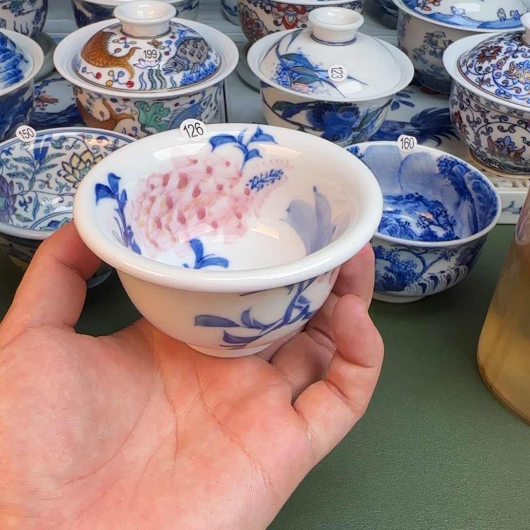 彦祖纯手工手绘茶具126
