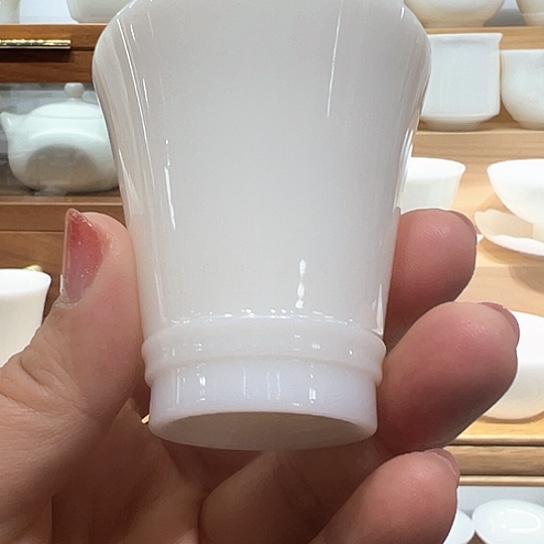 杯子璞玉冰种玉瓷