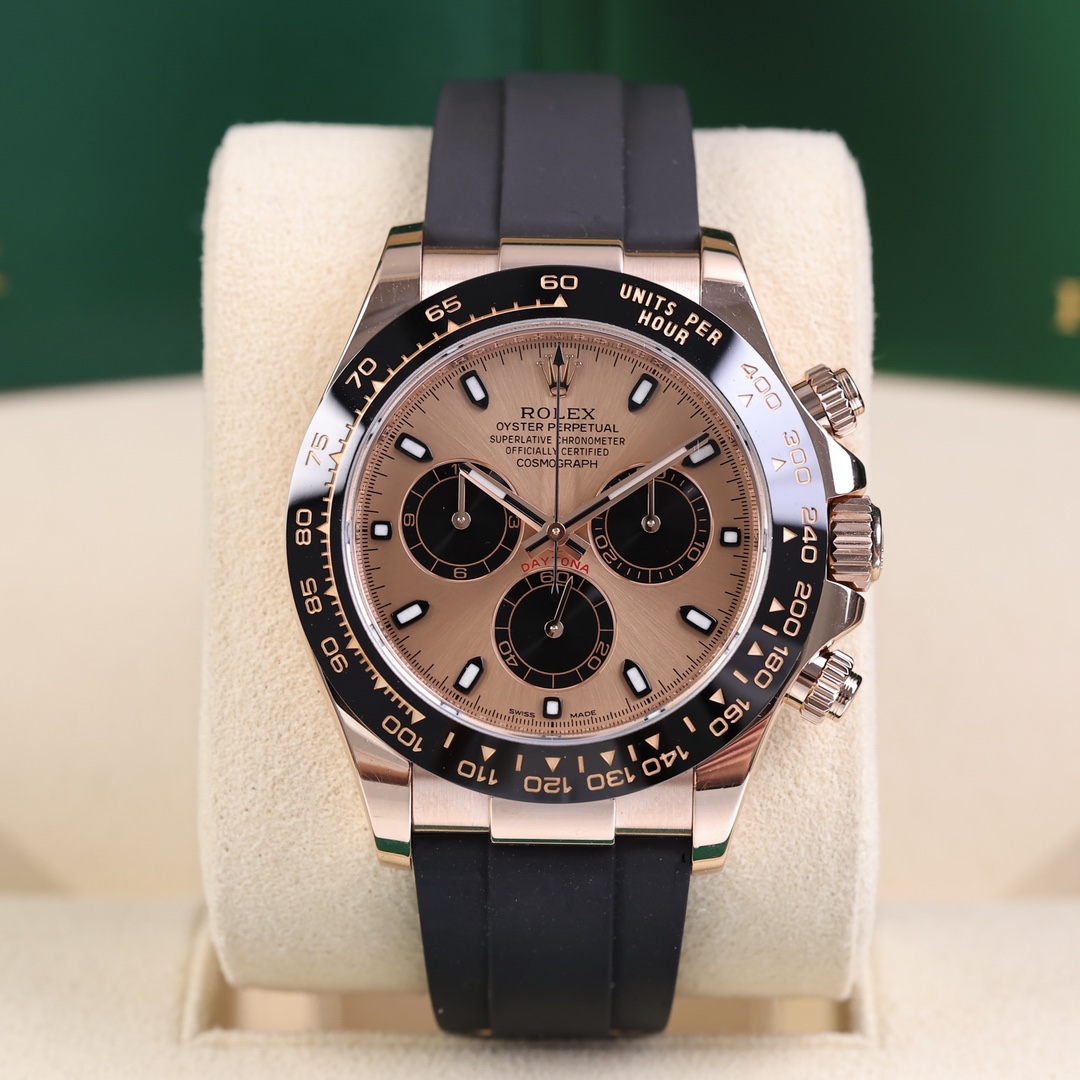 95新 Rolex/劳力士 迪通拿系列116515 18K玫瑰金表壳 2019年保卡
