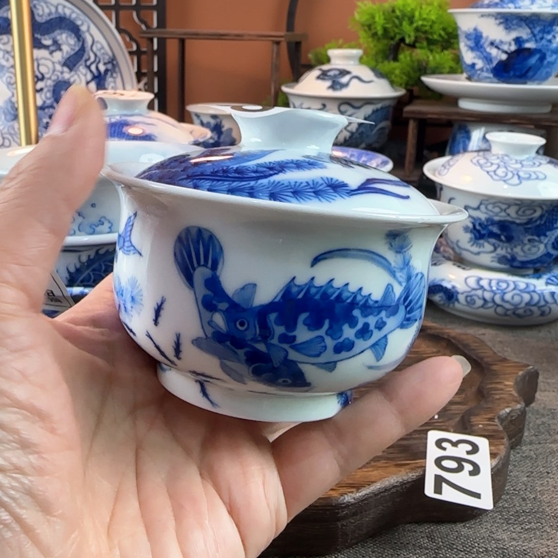 景德镇陶瓷手绘茶器835