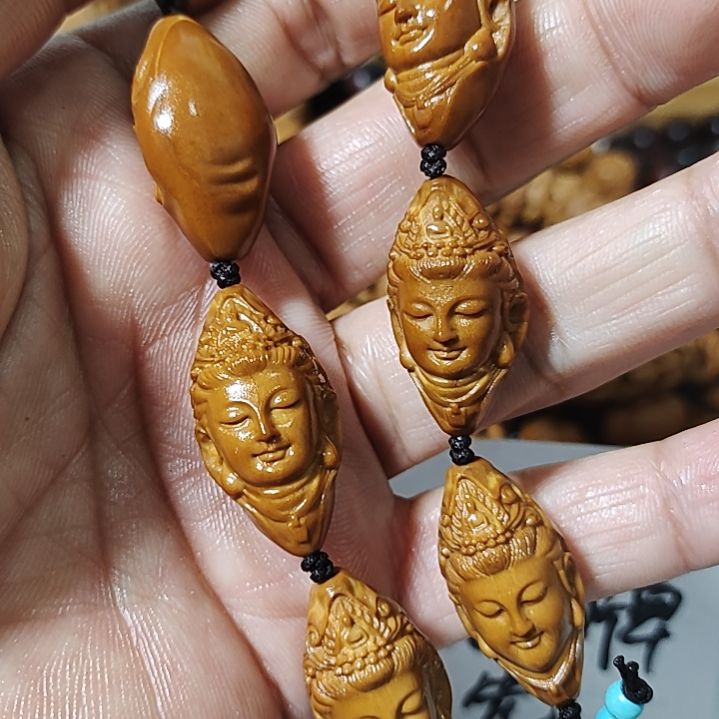 橄榄核手串/手链?**胜橄榄核核雕