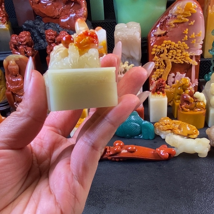 印石寿山石芙蓉石