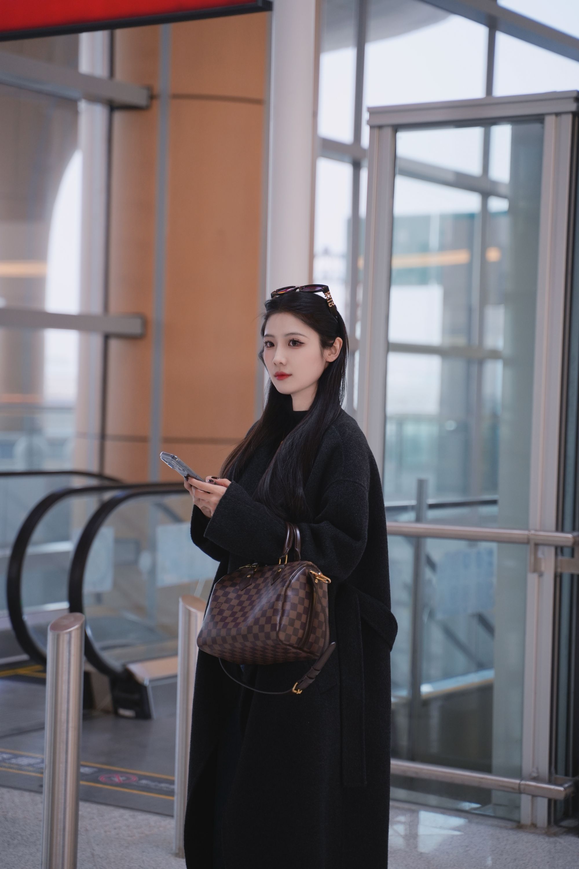 双面双穿羊驼羊毛大衣 长款  9988