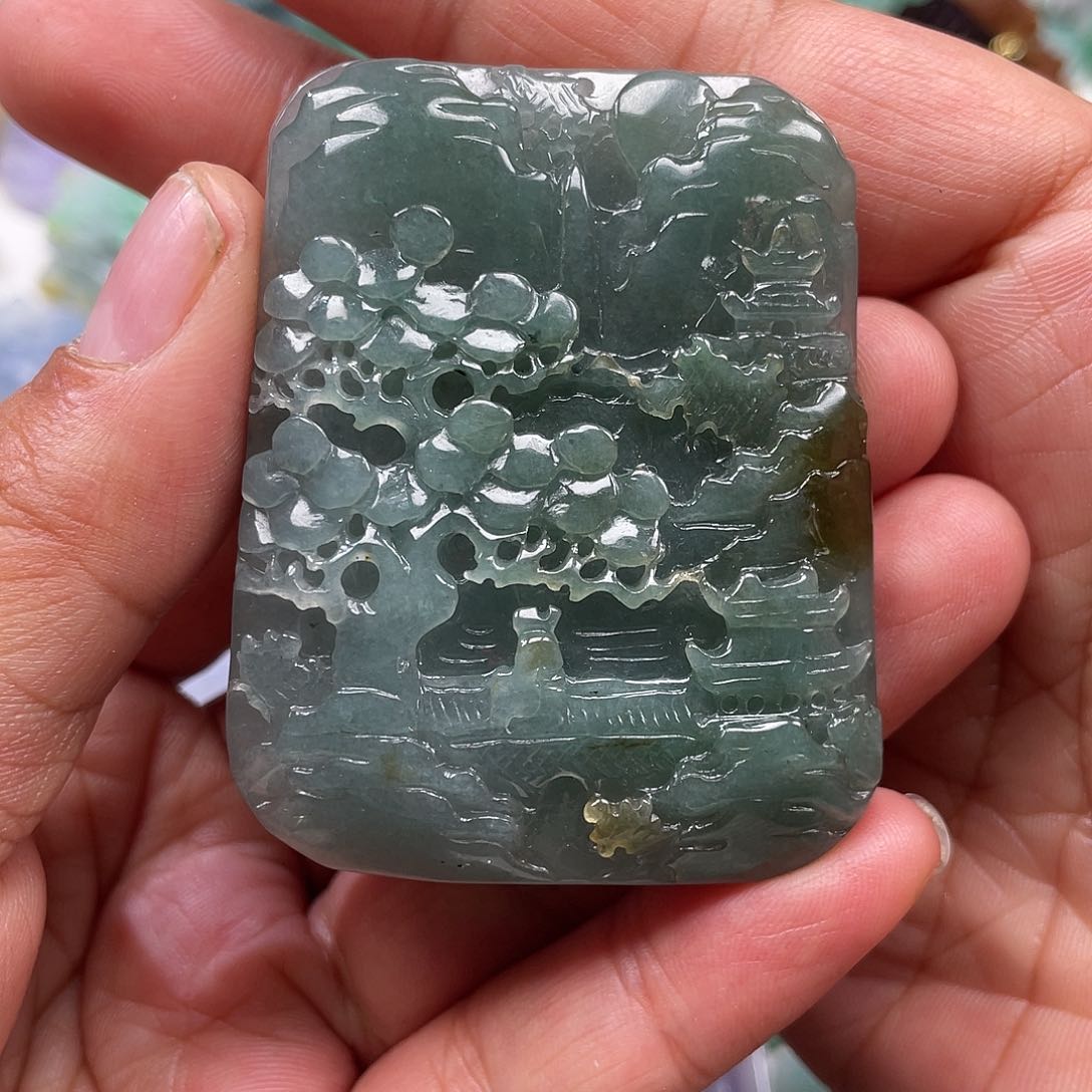 颈饰未镶嵌翡翠翡玉缘翡翠