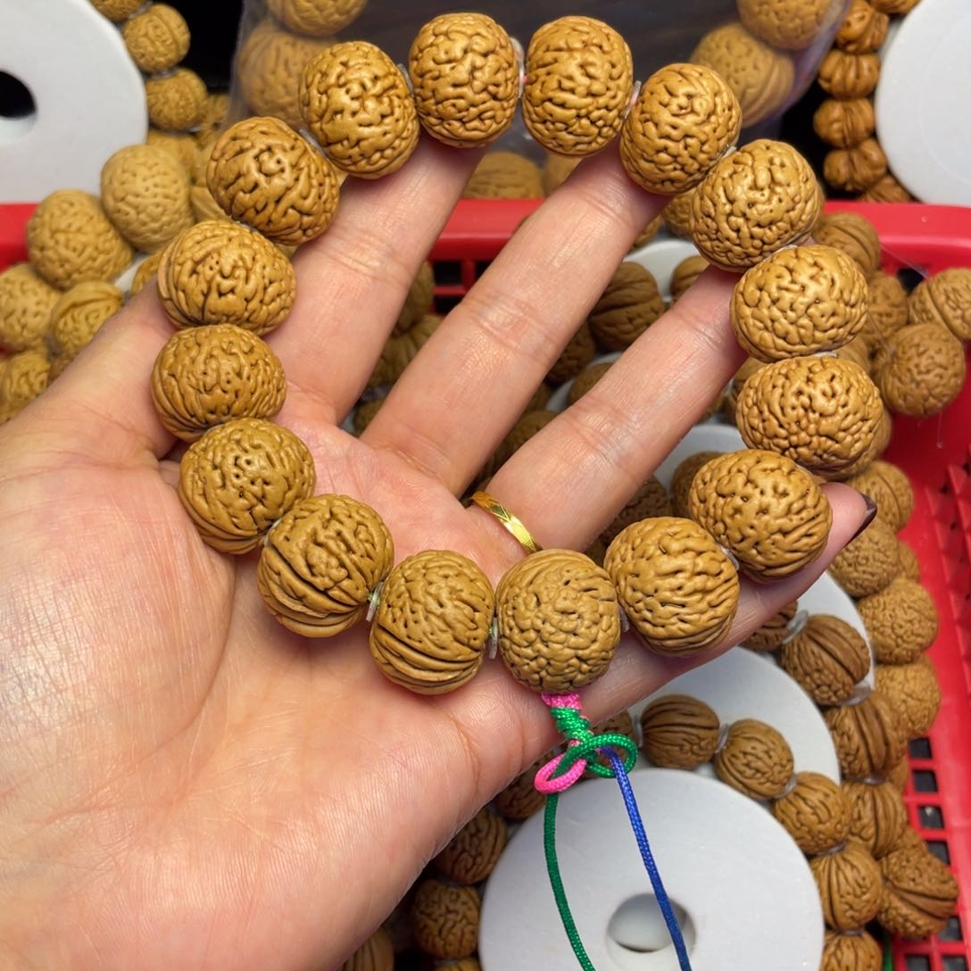 桃木桃核手串20+磨盘