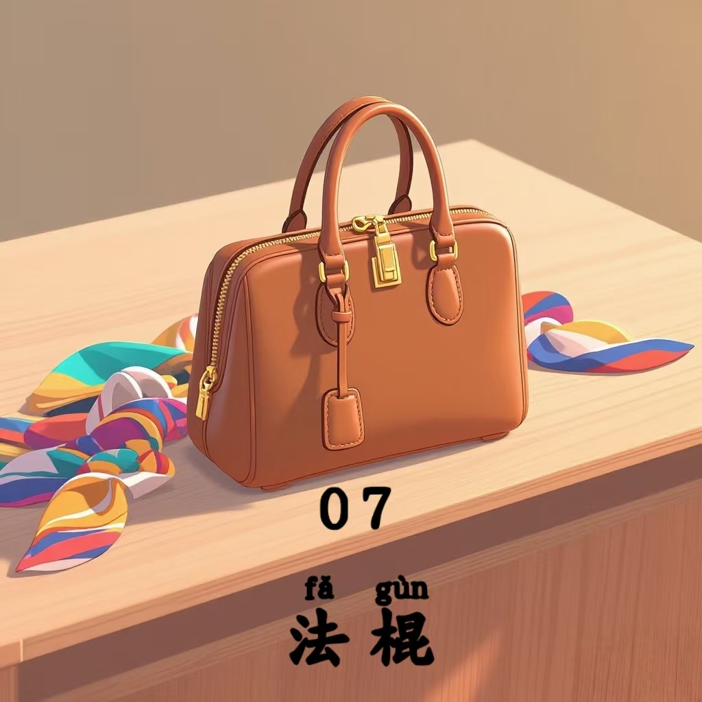 07法棍包>>手工打造真皮女士百搭新款挎拎两用潮流皮包