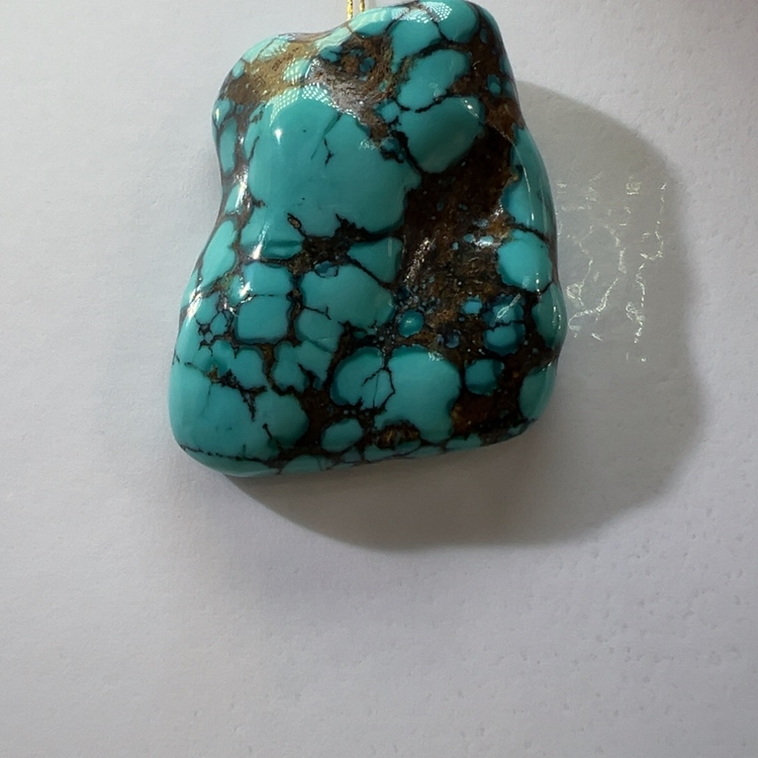 绿松石未镶嵌挂件