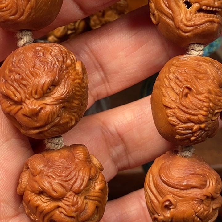 橄榄核手串/手链沉*哥橄榄核生肖恶僧手串