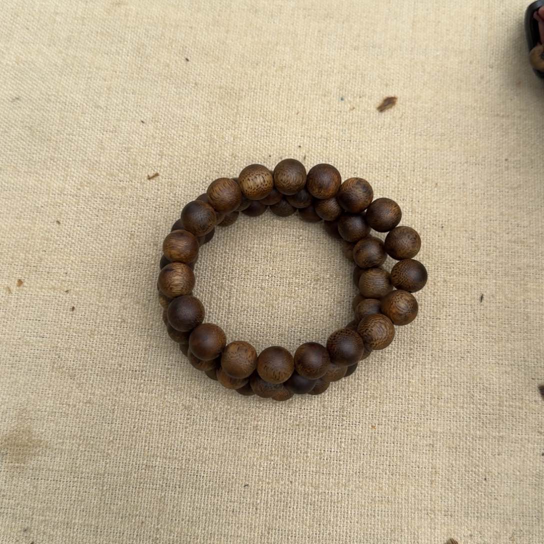 沉香手串绿奇楠单圈1.1-12多样性发一条