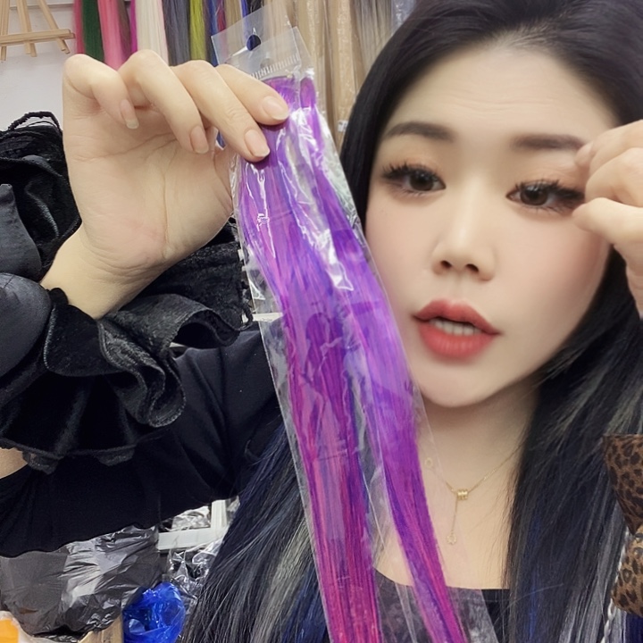 带***瑰皮质铁合金紫变桃粉2片D1