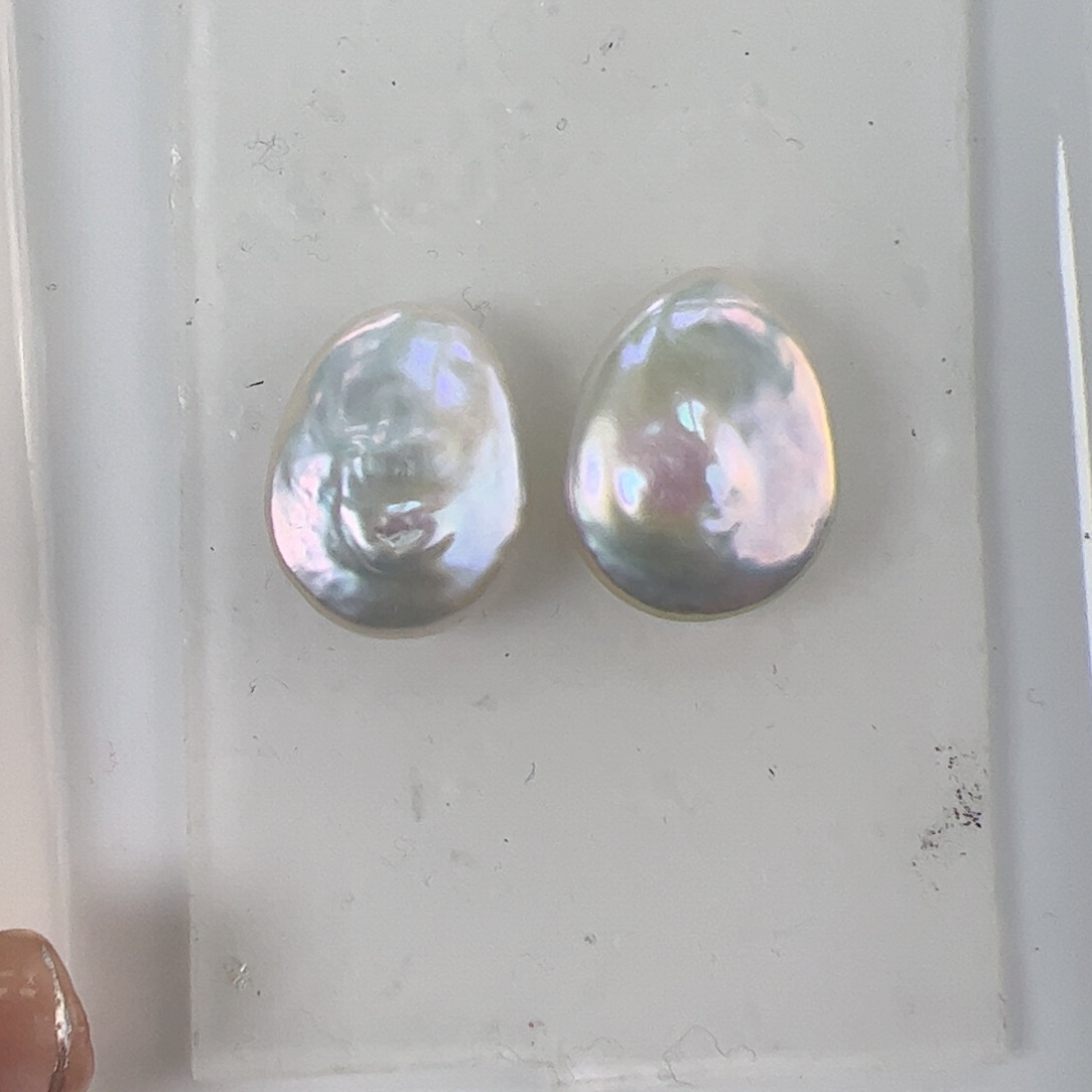 淡水珍珠吊坠(不含链)银S925镶嵌