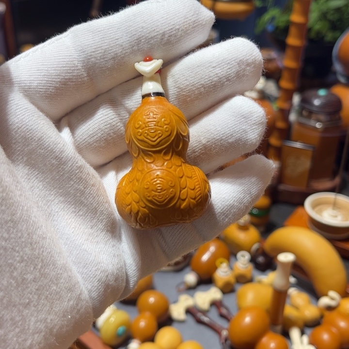 压花猛犸如意小金蟾一把122346