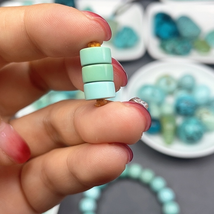 绿松石珠宝奇石未镶嵌