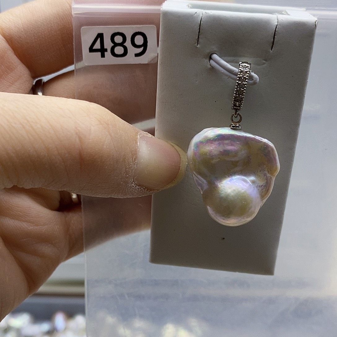 颈饰合金淡水珍珠